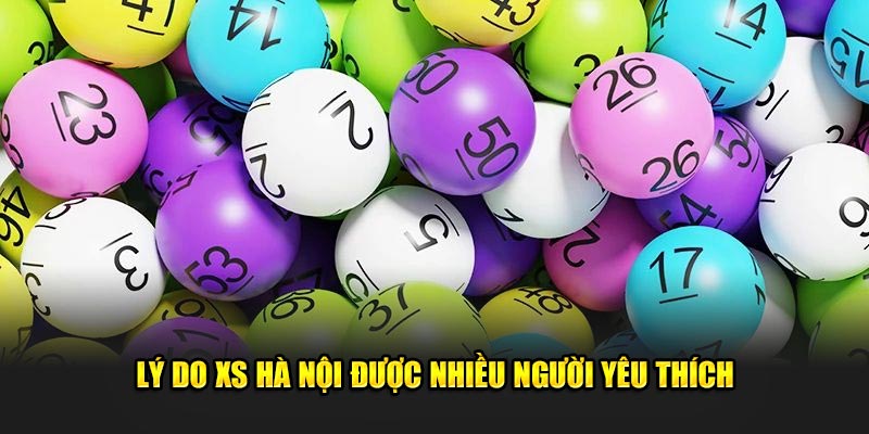 Lý do XS Hà Nội được nhiều người yêu thích